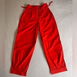 Free People Red/Orange Parachute Pants